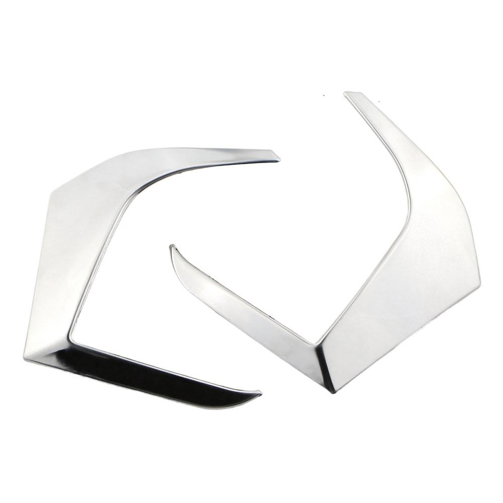 

For Peugeot 2008 E2008 Fog Light Trim Front Fog Lamp Decoration Frame Cover Sticker серебряный