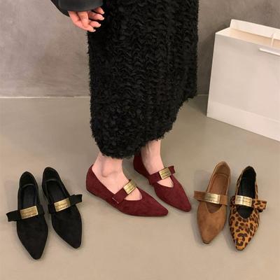 Fashion Fashion Versatile Woman Shoes 2025 Autumn New Pointed Flat Shoe Simple Women's Mary Jane Shoes Anti Slip Women Casual Shoe