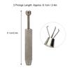 Stainless Steel Diamond Claw Pick Up Tool Tweezers for Jewelry Stone Beads (3 Prongs)