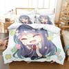 New Aho Girl Bedding Set Single Twin Full Queen King Size Bed Set Adult Kid Bedroom Duvet cover Sets Cool Anime Bed Sheet Set