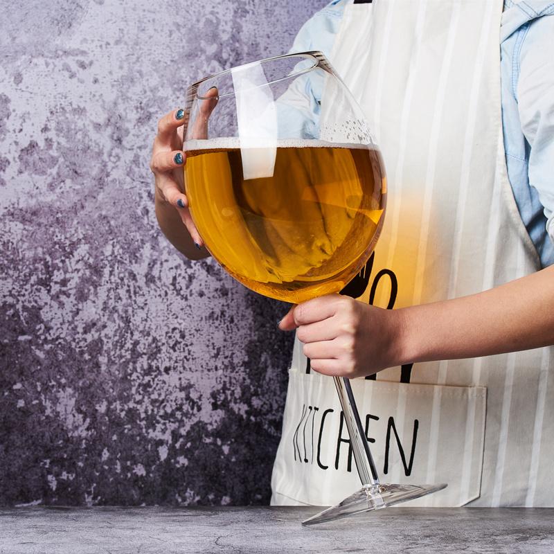 Extra veľký 3000ML 106 Oz Obrovský pohár na víno a pivo Kombinácia pre Whisky Párty Narodeniny Svadby - Pohár na liehoviny