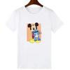 Funny Stitch Maleficent Print Creative T-shirt Summer Short Sleeves Popular Clothes T Shirt Unisex