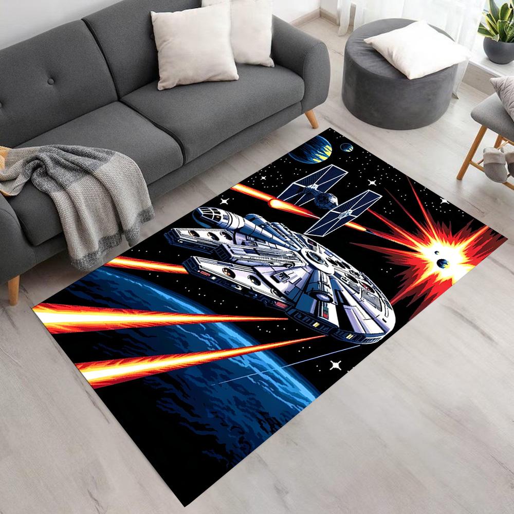 Star Wars Floor Mat Perfect for Study Room Entryway Outdoor Hallway Antislip Carpet Decorate Offices Gift for Festivals