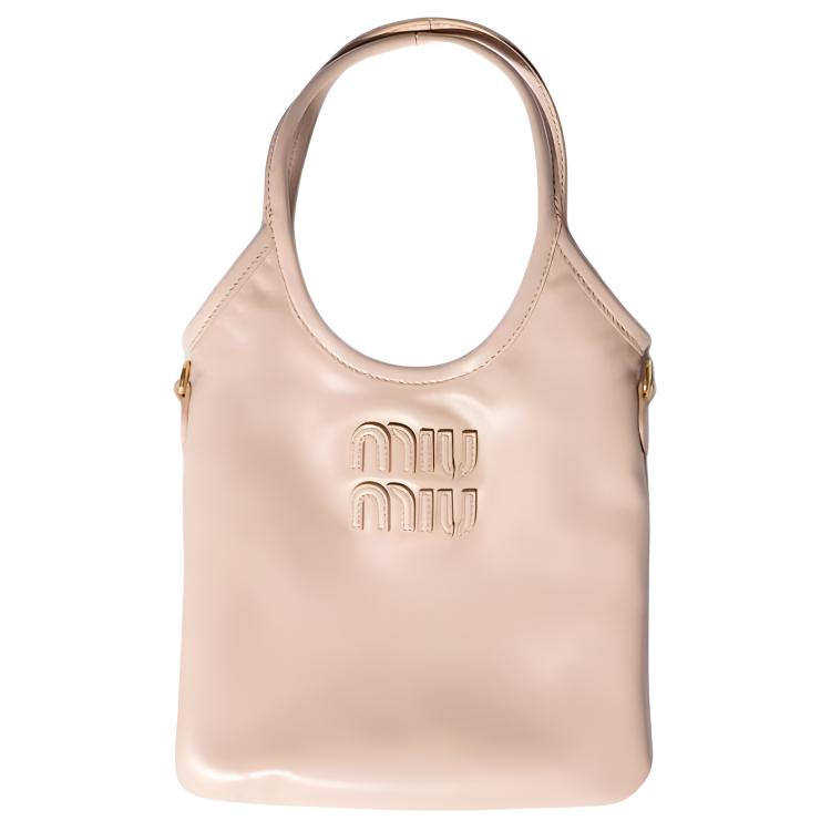 

MIU MIU Ivy Logo Tote Bag Women Tote Bags Nude-Pink 5BA281_2IEO_F0236_V_OLI Basic Set (Bag+Dust Bag)