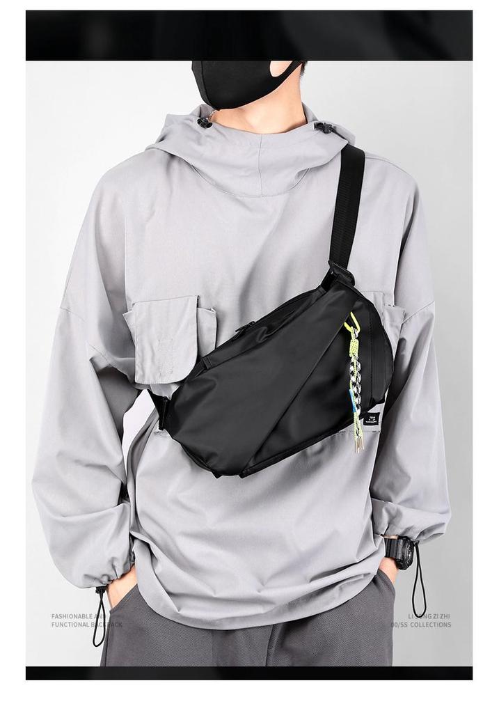 2026 Men's Trendy Single Shoulder Crossbody Bag - Casual & Stylish Student Edition