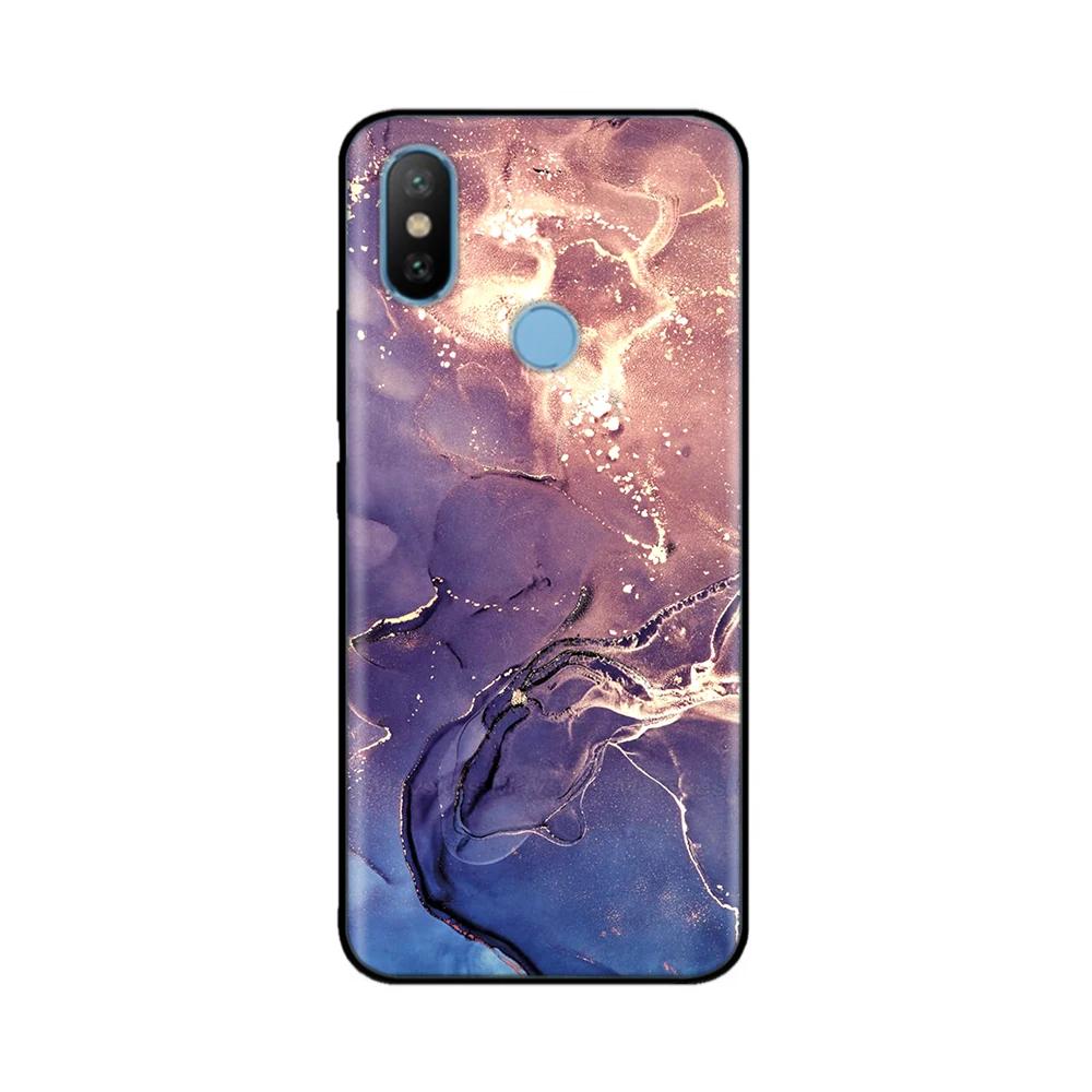 For Xiaomi Mi A2 Lite MiA2 Case Cute Heart Flower Back Cover Soft Silicone Phone Case For Xiaomi Mi A2 Lite A2lite Fundas Bumper