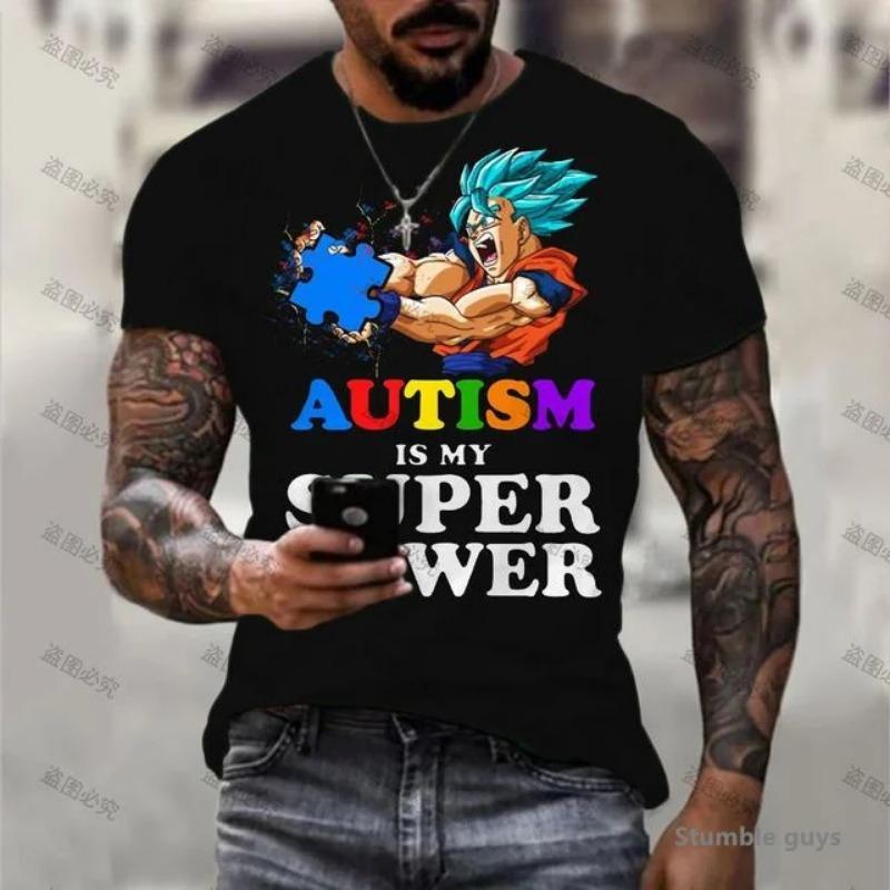 2026 Men's All Match Anime Dragon Ball T-shirt Unisex Goku Vegeta Super Saiyan Kakarot Oversized TshirtShort Sleeve