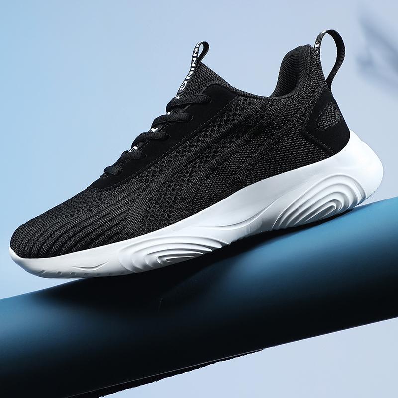 

Мода Новые Мужские Модные Спортивные Туфли 2024 Лето Сетчатые Парные Повседневные Туфли Дышащие Толстые Подошвы Кроссовки Для Пешего Туризма Мужские Кроссовки 46 чёрный