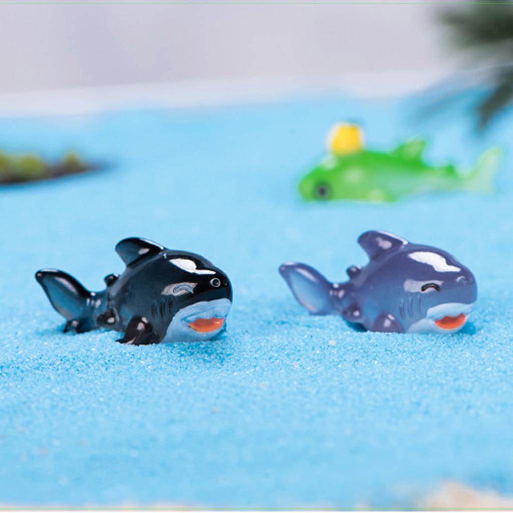 Micro Marine Animal Resin Scene Ornaments Small Items Holiday Gift Toys