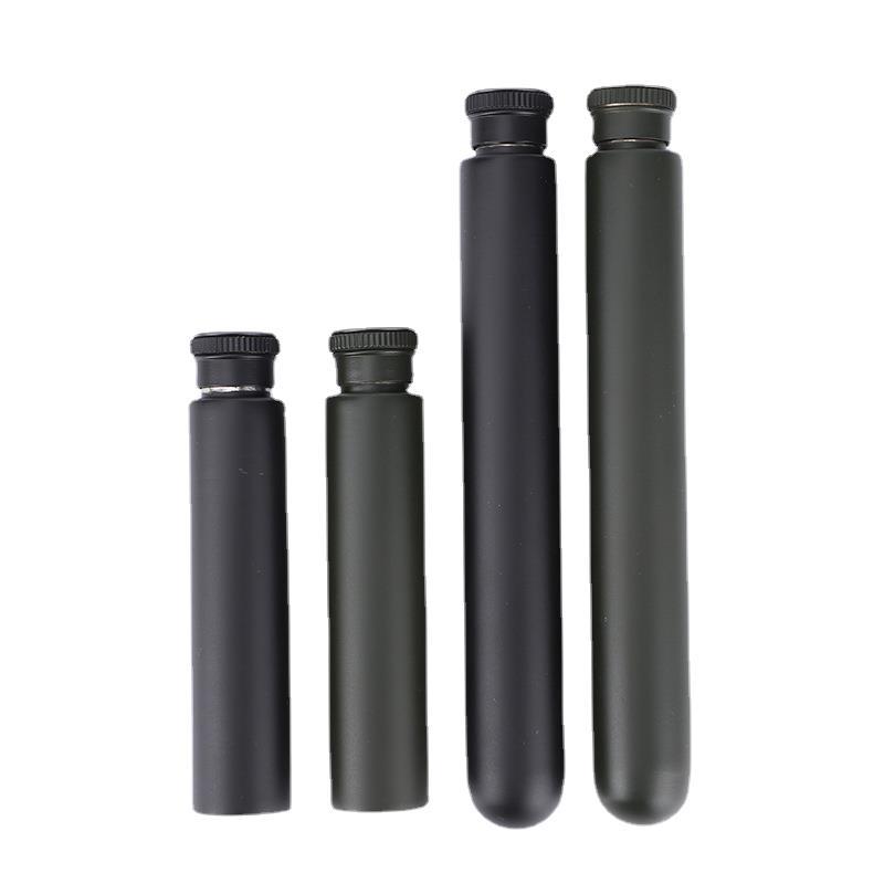 Edelstahlrohr Taschenflasche 1-2oz Whisky Wodka Taschenflasche Bemalt