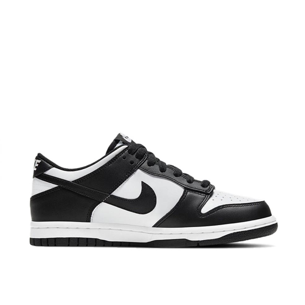 Nike Pantofi de Skateboard Dunk SB din Piele Rezistentă la Abraziune, Model Jos, Unisex, Negru Alb, DD1391-100(Echipa641-)