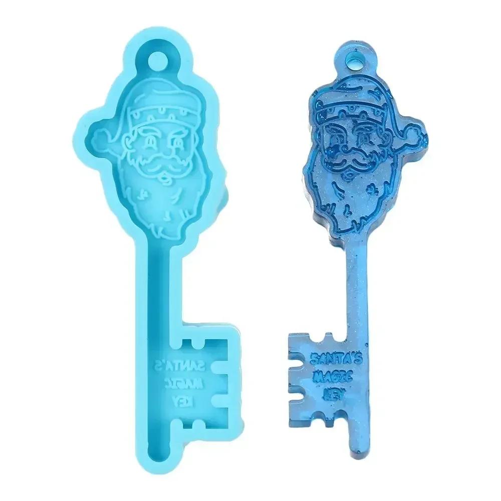 Christmas Ball Silicone Mould Keychain Pendant Epoxy Resin Crafts Silicone Mold Candy Chocolate Xmas Jewelry Pendant Making Mold