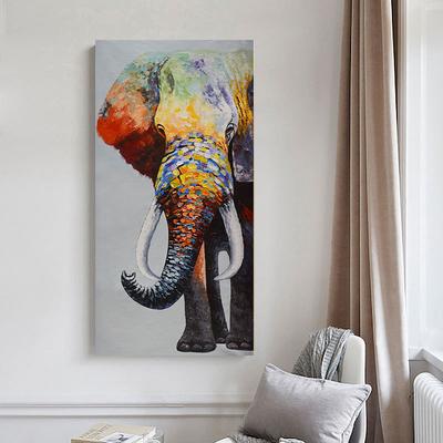 The Elephant Animal Art  Contemporary Canvas Oil Painting Wall For Living Room Home Decoration