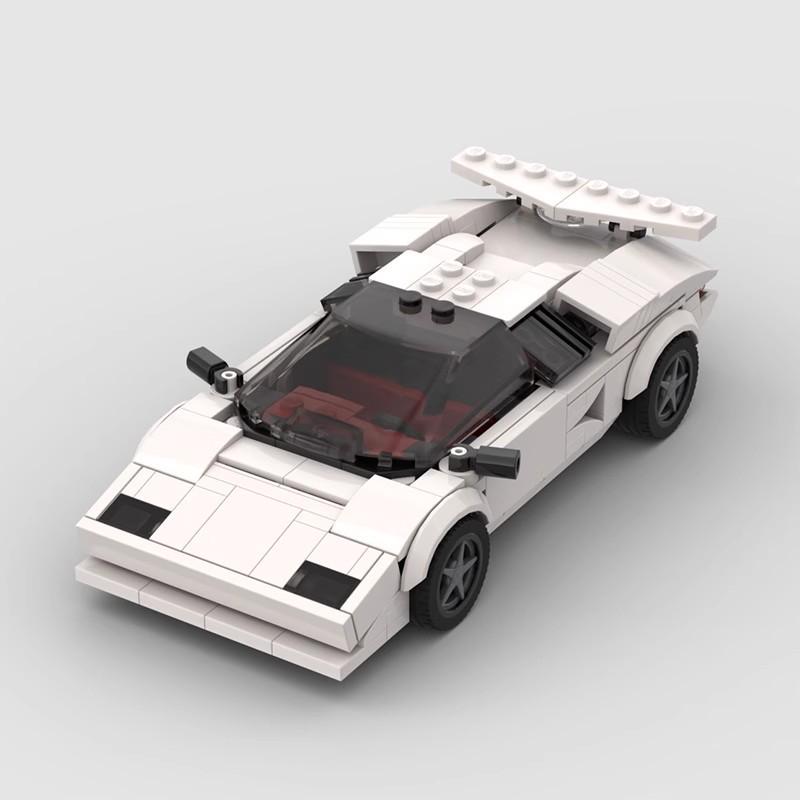 

Children s Lamborghini Racing Car MOC Building Toy Compatible with LEGO Blocks