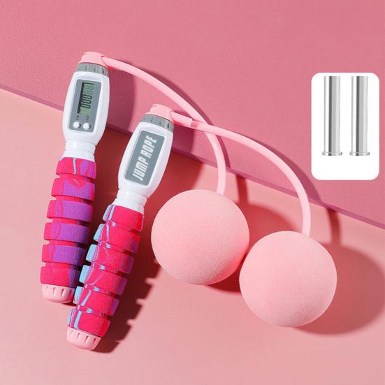 Kabelloses Springseil, verdicktes massives Stahllager, professionell, verstellbar, zum Abnehmen, PVC, elektronisch zählendes Springseil, Sportartikel