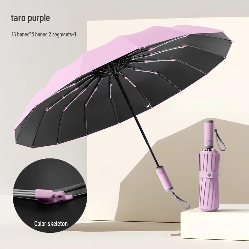 MAYDU Reinforced UV Protection Sun/Rain Umbrella