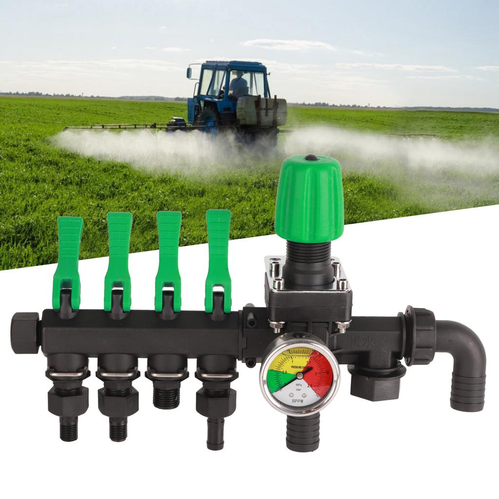4 Way Water Splitter Agricultural Sprayer Control Valve Accessories for Agriculture