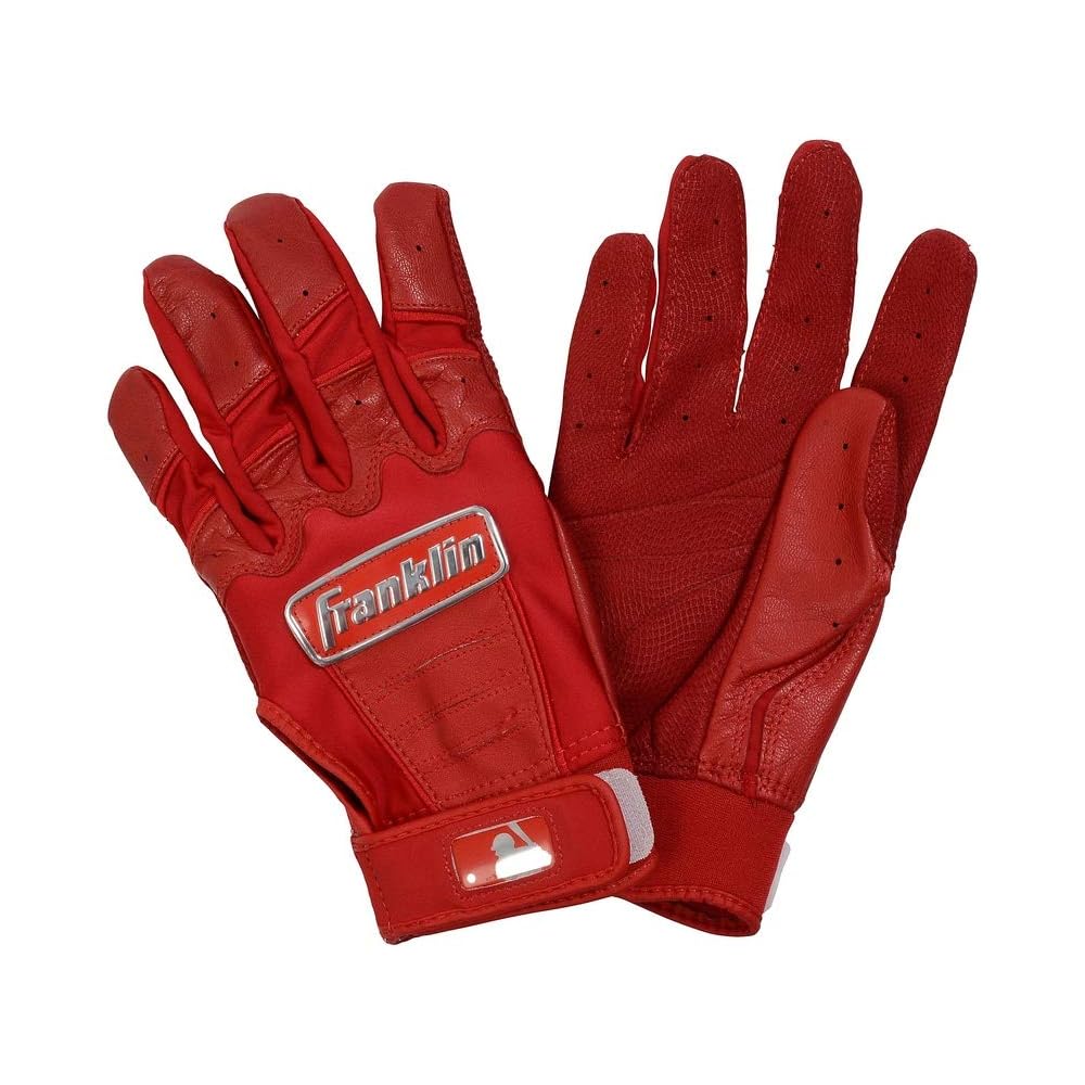Franklin CFX Chrome Batting Gloves Red Adult Size S Dual Hand Sports Equipment