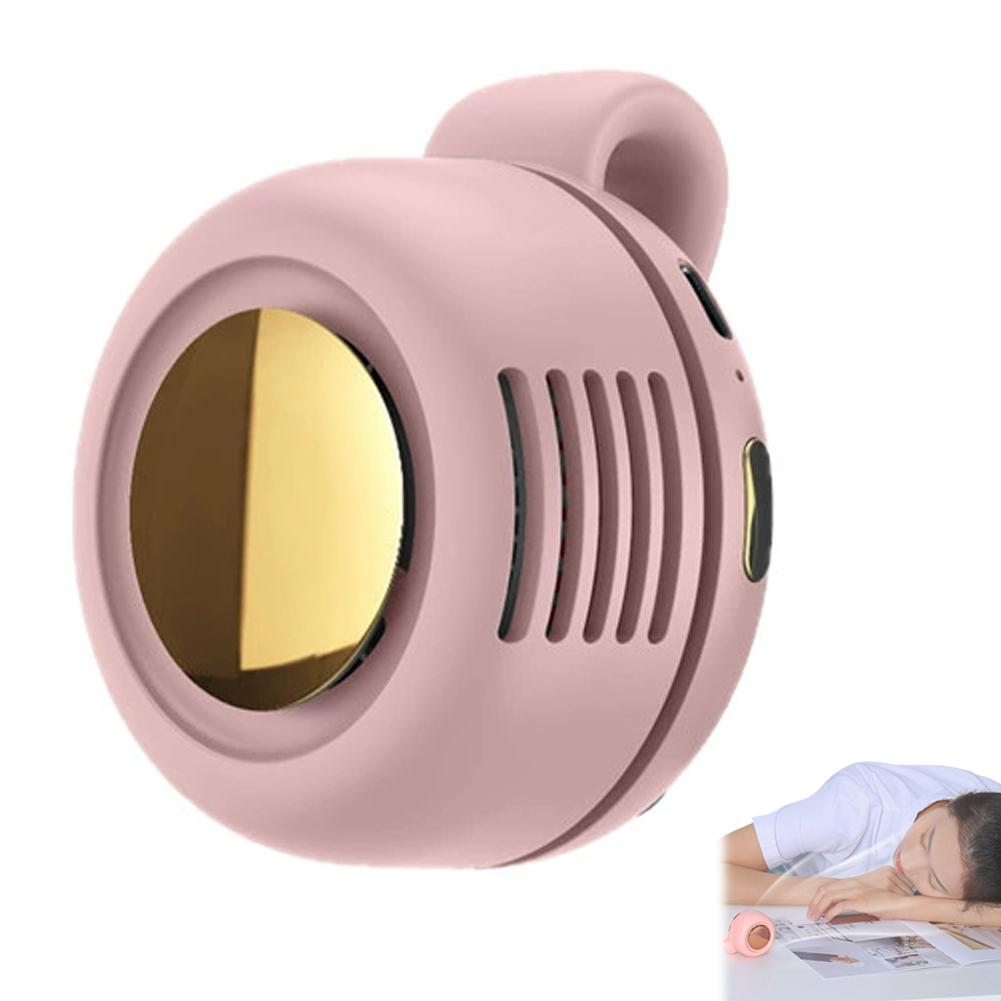 Summer Mini Whirlwind Portable Snap On Charging Fan Waist Clip Small Cyclone Waist-Mounted Bladeless Fan Silent Strong Wind