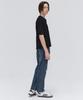 EZIO Open Collar Half Knit_Black