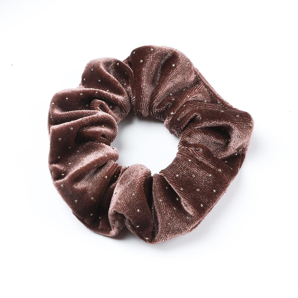 

Бархатные резинки для волос с золотым горошком, эластичные резинки для волос, держатель для хвостика для женщин и девочек, резинки для волос, резинки, модные зимние аксессуары для волос