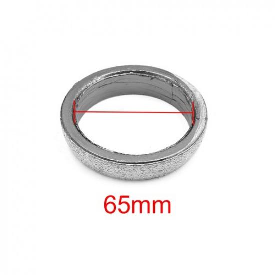 2PCS 65mm Inner Dia Exhaust Pipe Header Manifold Downpipe Donut Gasket