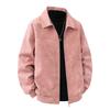 American Vintage Style Men S Turn Down Collar Pu Jacket