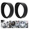 Motorcycle Headlight Assembly Black/Silver Color Headlight Lamp Trim Rings Cover 4.5/7Inch Headlight Trim Rings