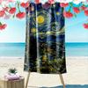 Sternennacht Künstlerisches Malerei Design Strandtuch schnelltrocknend für Reise Outdoor-Sport Joggen Strand und Schwimmen