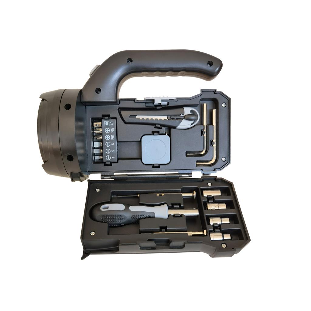 Outdoor Home Work Lighting Flashlight Tool Set Portable Light Hardware Tool Set
