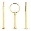 Zinc Alloy Fruit Plate Holder 3-Tiers Round Hardware Cake Stand Wedding Party