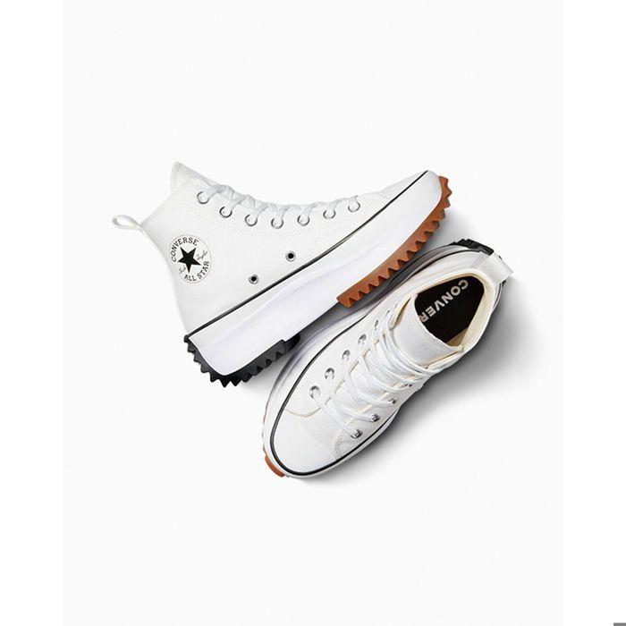 Converse Run Star Hike joggesko med plattform, Hvit, Dame