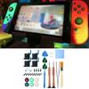 Kit di attrezzi per riparazione completo professionale 34 in 1 con spazzola per la pulizia, panno, pinzette per controller Switch OLED