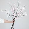 Real Touch Artificial Pear Blossom Branches Plastic Fake Flowers  Home Garden Decor