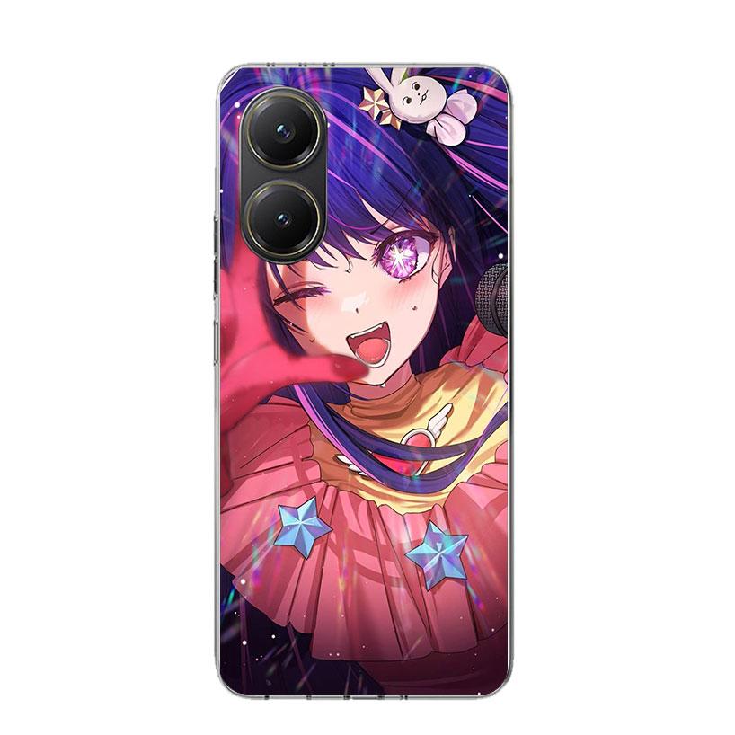 Oshi No Ko Phone Case For Xiaomi Poco X7 X6 X5 Pro F7 Ultra Redmi 15C 15 13 13C 12 12C 10 10A 10C 9 9A 9C 9T Cover Poco X7 X6 X5