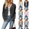 Women's Casual Loose Fit Long Sleeve Cardigan for Layering Everyday Wear