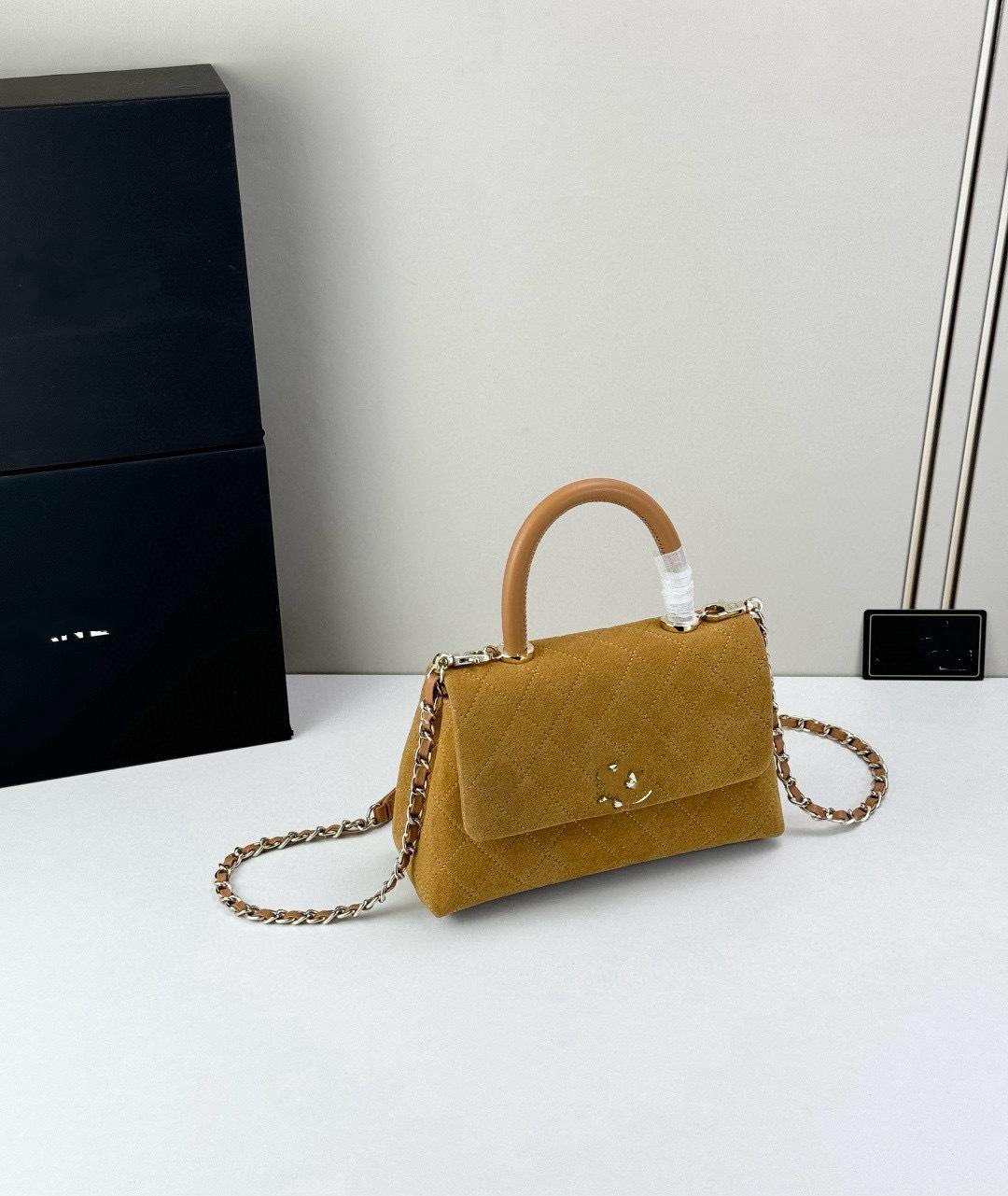

Handbag With Flap Style 2025 Diamond-grid Chain Single-shoulder Crossbody Bag High-end Fashion Matte Series 23X14X10