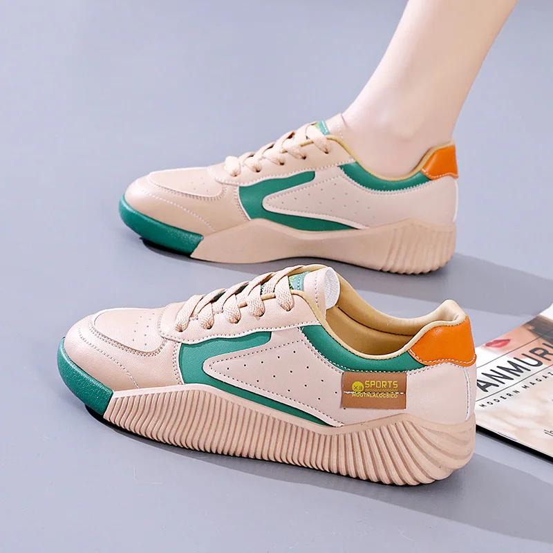 Spring and Autumn New Korean Style White Shoes for Female Students Sports and Casual Shoes Versatile Fashionable Women's Shoes