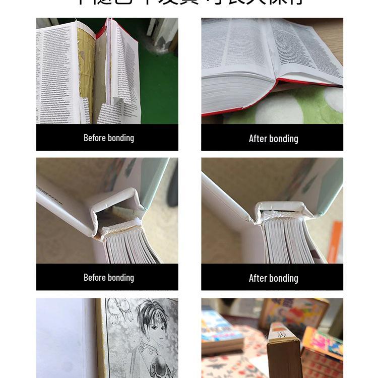 Perfect Binding Glue for Spine Repair - Ideal for Thick Books, Loose Pages, and Student Use