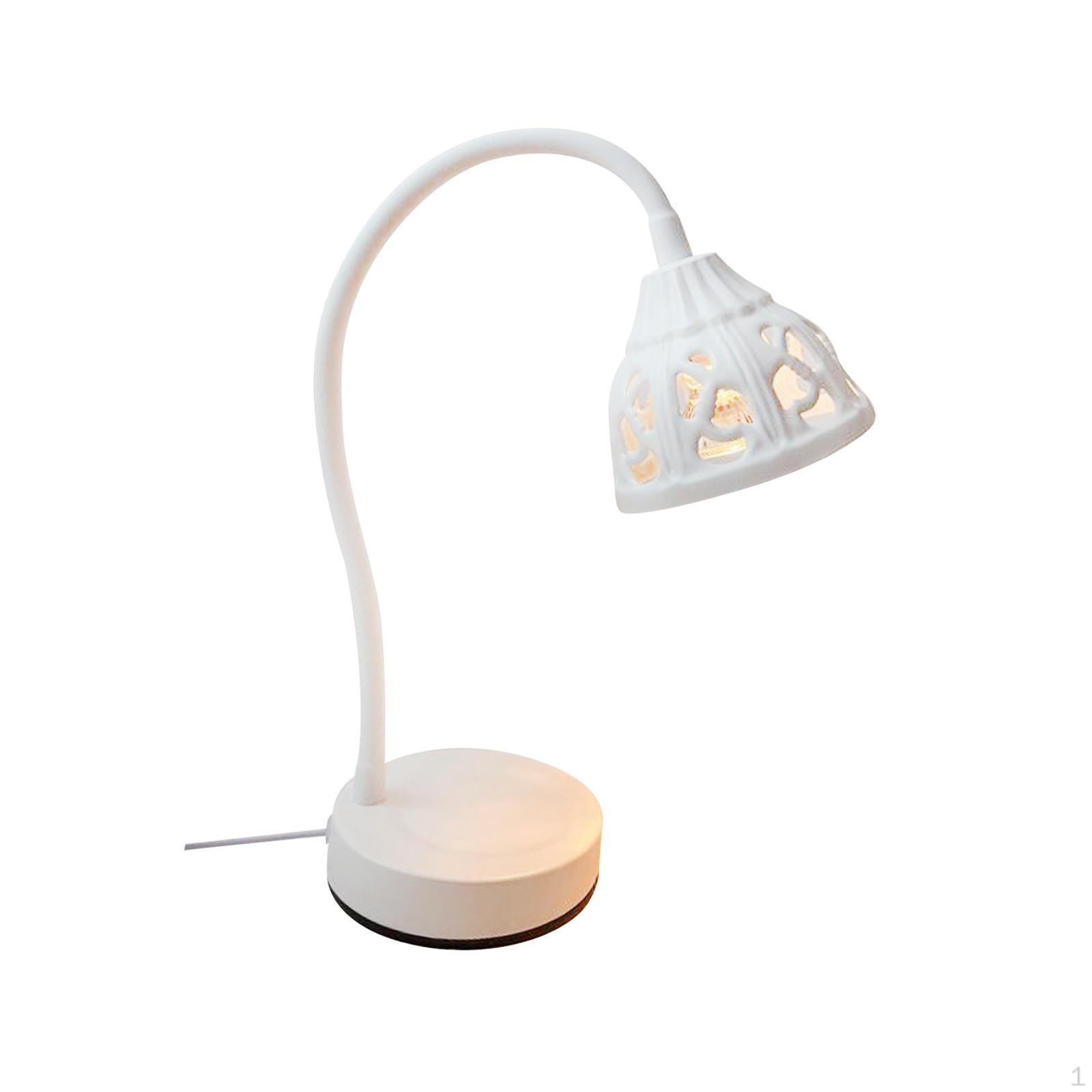 

Electric Candle Warmer Lamp Home Decor Melter For Desktop Bedroom Wedding White Round