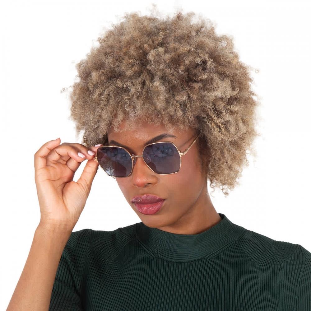 Chopard Blue Briwn Mirror Gradient Butterfly Ladies Sunglasses Schl02m 300l 57 Multi