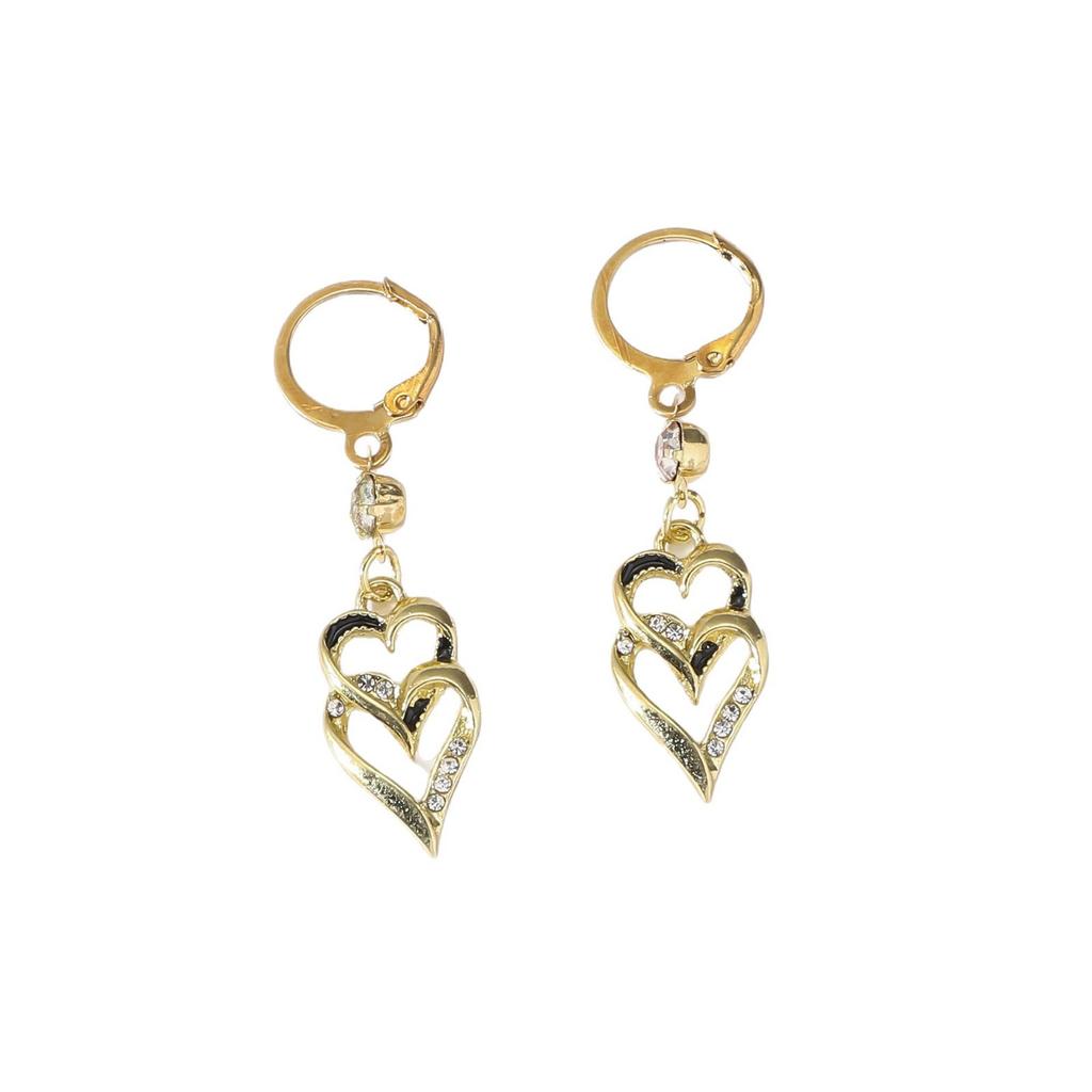 European and American Heart-to-heart Earrings Pendant Earrings for Women with Temperament