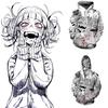 Anime Himiko Toga Unisex Hoodie Sweatshirt Jacket Cosplay Coat