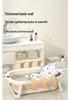 Foldable Antibacterial Toddler Bathtub – Large, Thickened Sit-in Baby Bath Basin for Newborns