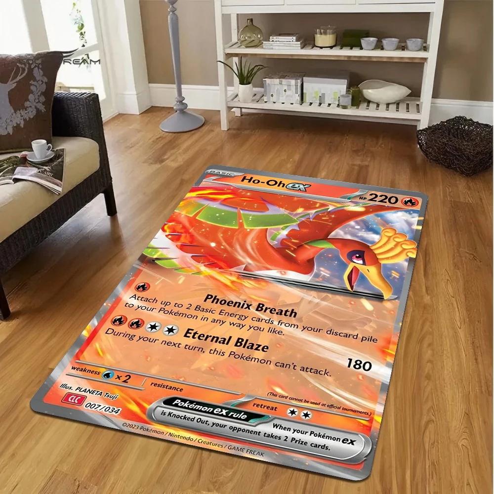 Anime Cartoon Pokemon Pidgey Print Carpet for Living Room Decor Bedroom Bedside Rug Sofa Area Floor Mat Fan Gift Mats