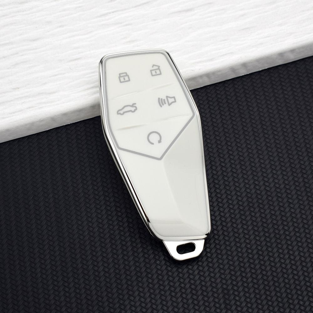 Premium Soft TPU Remote Key Fob Protective Shell for MG One 2022-2026 Anti-scratch Car Key Case Holder KeyChain Auto Accessories