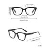 2/3PCS New Trendy Reading Glasses High-end Simple Square Frame Ultra-light Reading Glasses For Men And Women