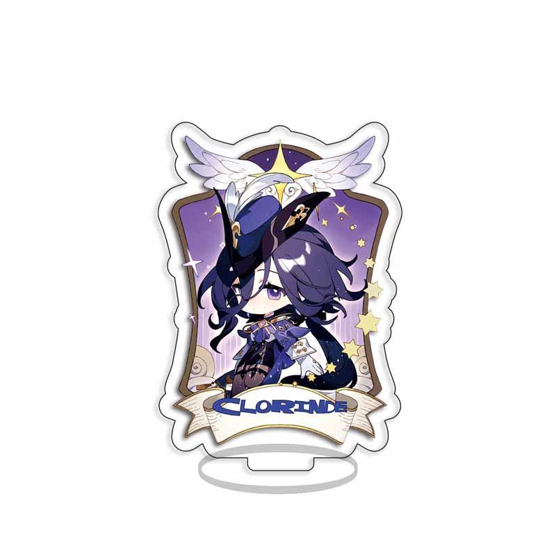 Portachiavi Acrilico Genshin Impact Merchandising Ufficiale Disponibile Ora Personaggi Furina Lyney Neuvillette Accessori Qualità Premium