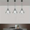 New Stylish Contemporary Modern Iron Art Cage Pendant Light Chandelier with Adjustable Hanging Height - Industrial Chic Decor Ac