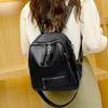 Schoolbag Manufacturers Wholesale New Korean Version of Casual Fashion Women's Backpack Going Out for Leisure Travel Large-capacity Commuter Backpack